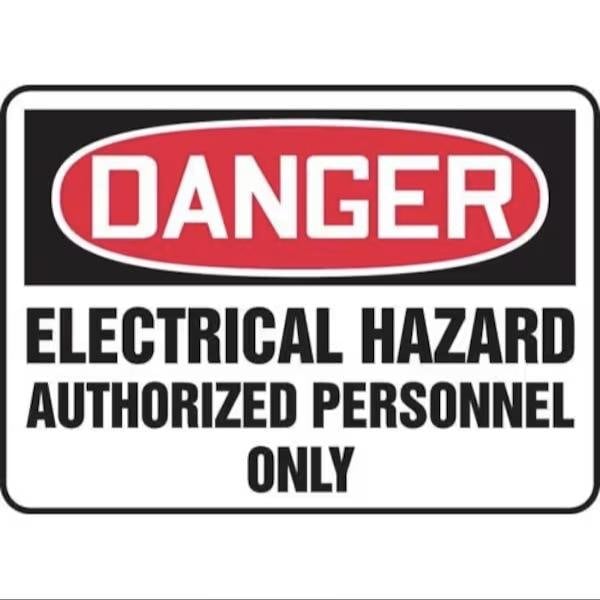 Accuform OSHA DANGER SAFETY SIGN ELECTRICAL FRMELC022XL FRMELC022XL - main